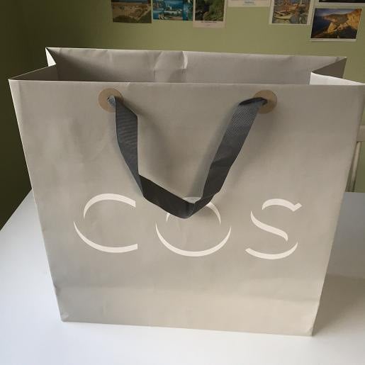 Four Cos Large Square Shopping Gift Bags