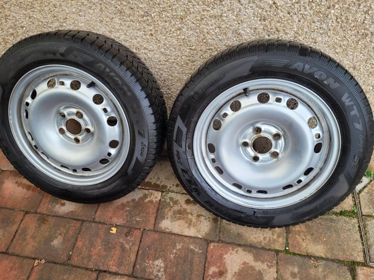 image for VW / Skoda / Seat etc – FOUR steel wheels with winter tyres.  