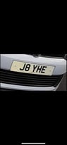 Private registration plate J8 YHE