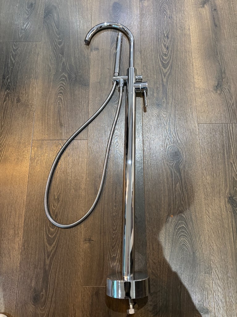image for Freestanding bath tap chrome 