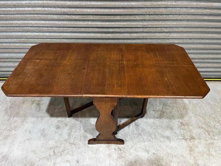 image for Drop Leaf Dining Kitchen Table Wooden Wood Seats 6 - Bishops Waltham