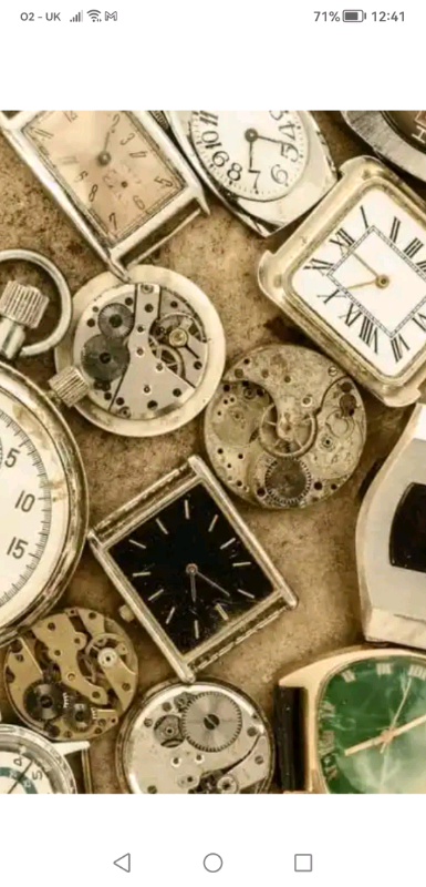 Wanted dead or alive watches, clocks working or not. 