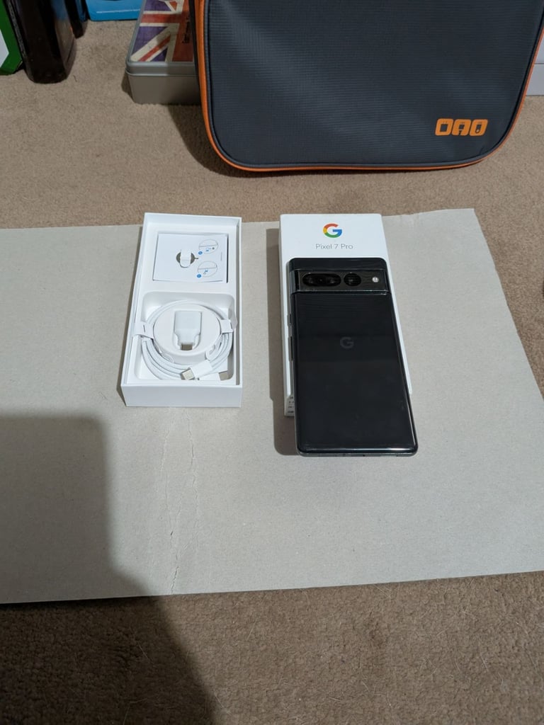 *Sold* Google Pixel 7 Pro 128gb Black Unlocked Mobile Phone
