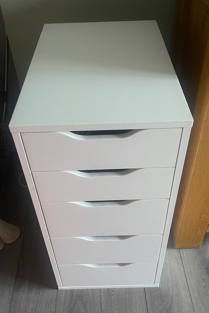 image for IKEA Alex Drawer Unit, File White, 36x70cm, 5-Drawer