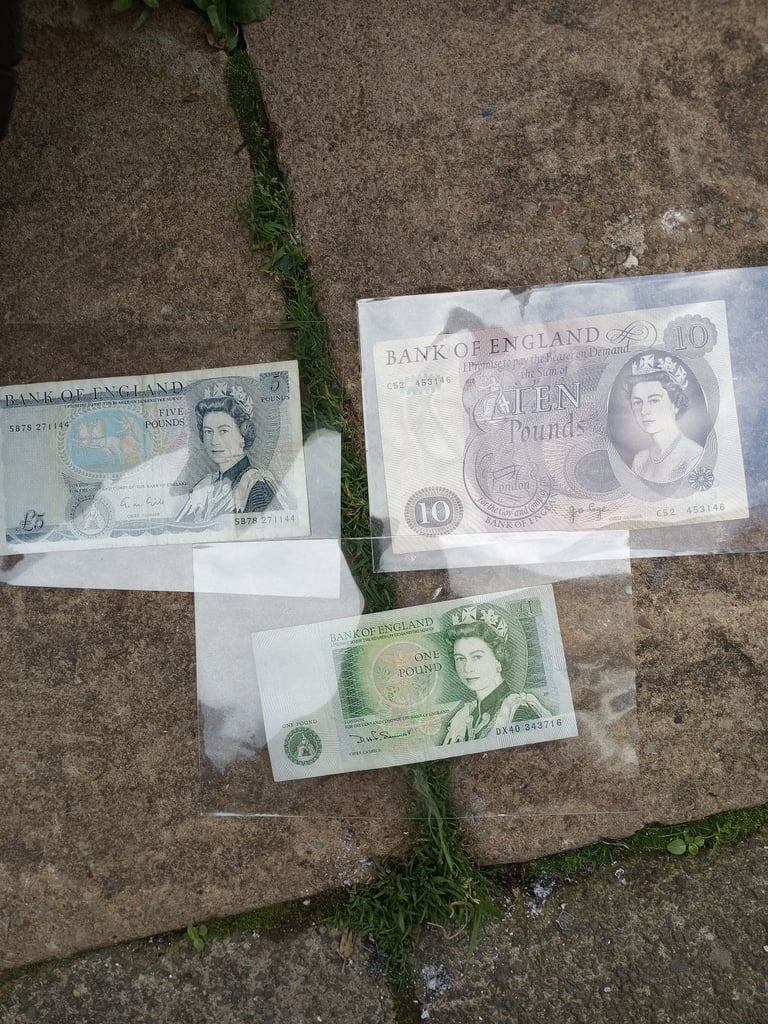 image for Three old banknotes
