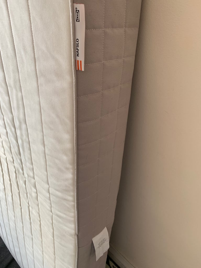 King-Size Bed + Headboard + IKEA Mattress + Chest of drawer