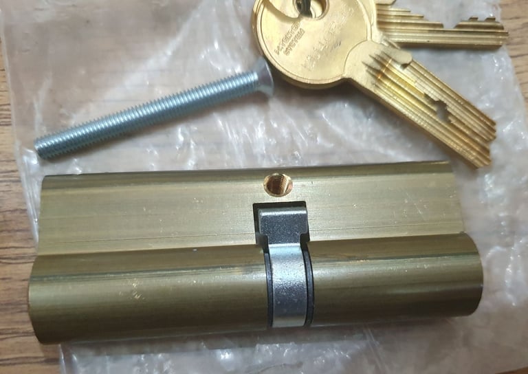 Unbranded Euro Cylinder Double Door Lock 6 pin 35/45 80mm + 3 keys