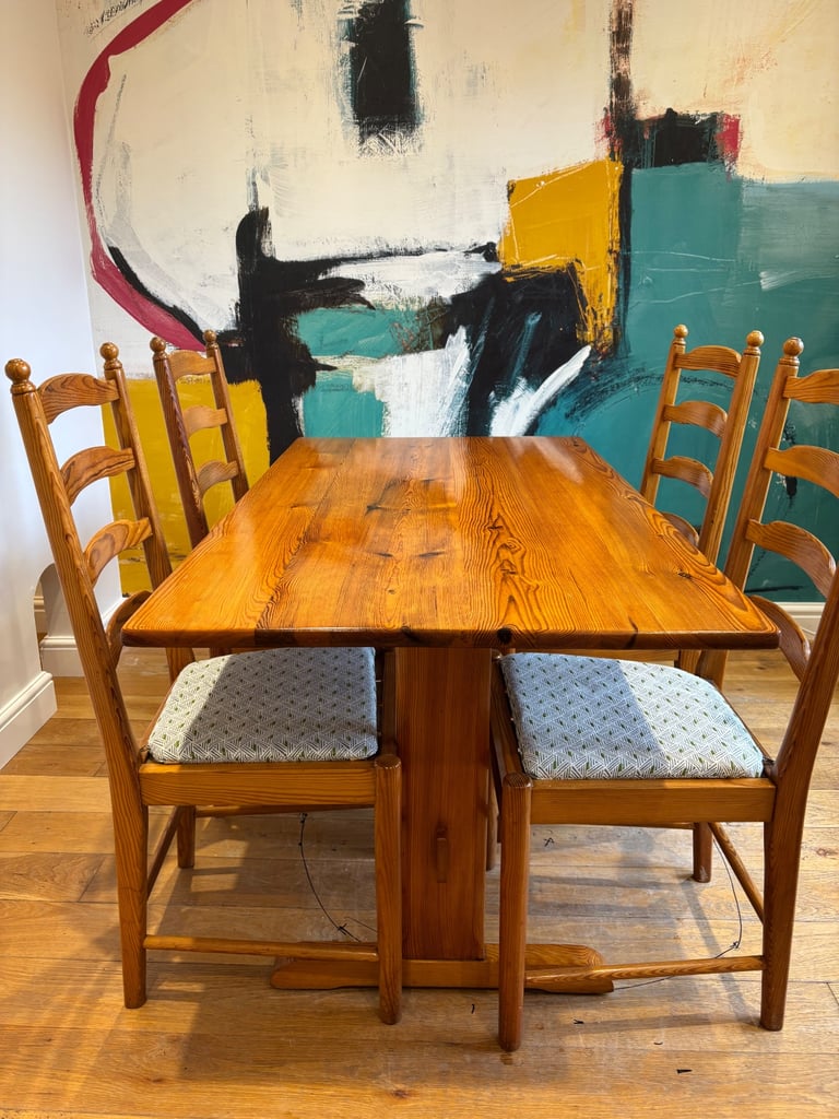 image for Ercol Kitchen Table & Chairs