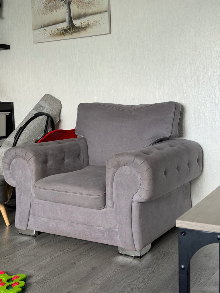image for Grey armchair