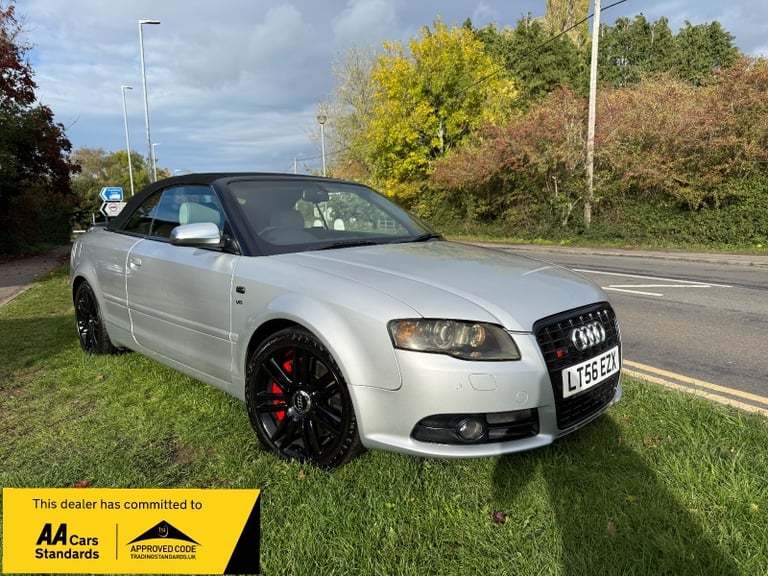 2006 Audi A4 S4 Quattro 2dr Tip Auto JUST 81k AUDI HISTORY ULEZ COMPLIANT  CONVERTIBLE Petrol Aut...