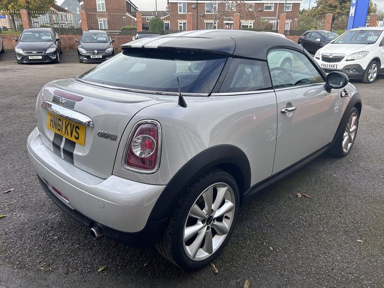 2011, MINI COUPE 1.6 Cooper Coupe Silver Manual Petrol