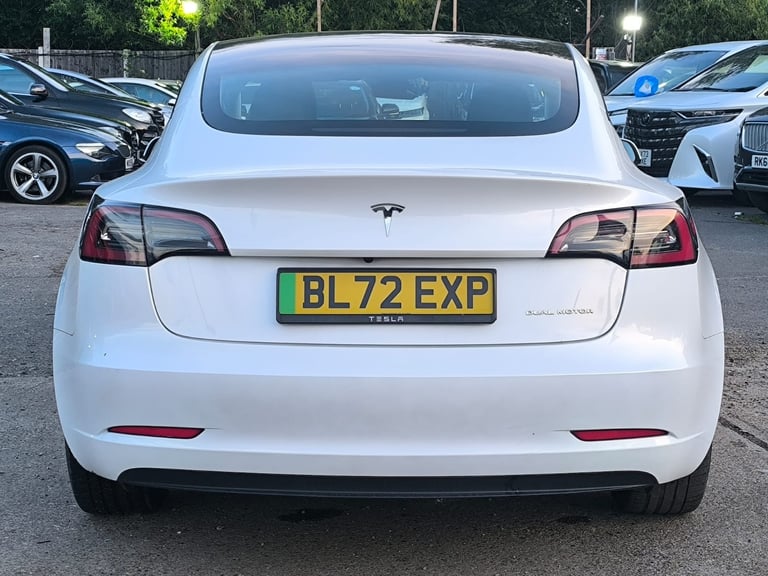 2022 Tesla Model 3 Electric 75 kWh PCO Ready (Dual Motor) Long Range Saloon 4dr ULEZ Free SALOON ...