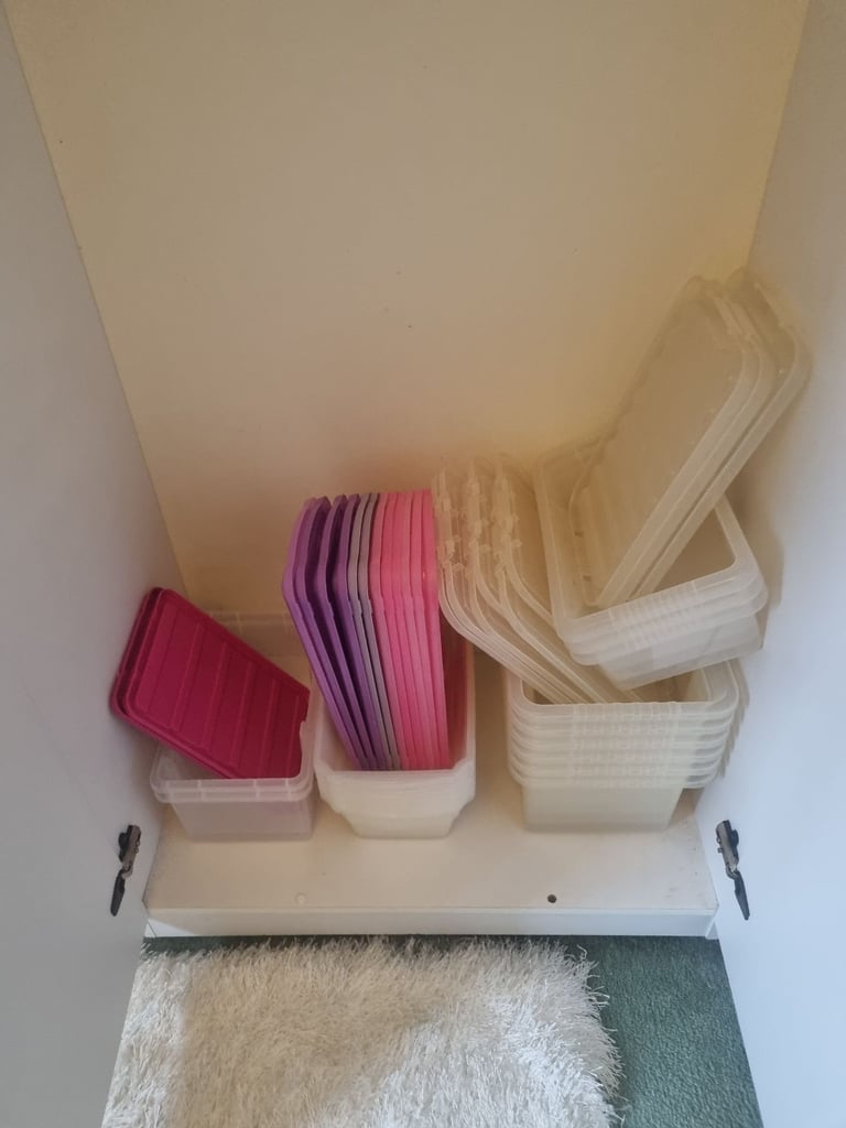 Plastic storage boxs 