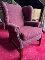 Wingback armchairs 