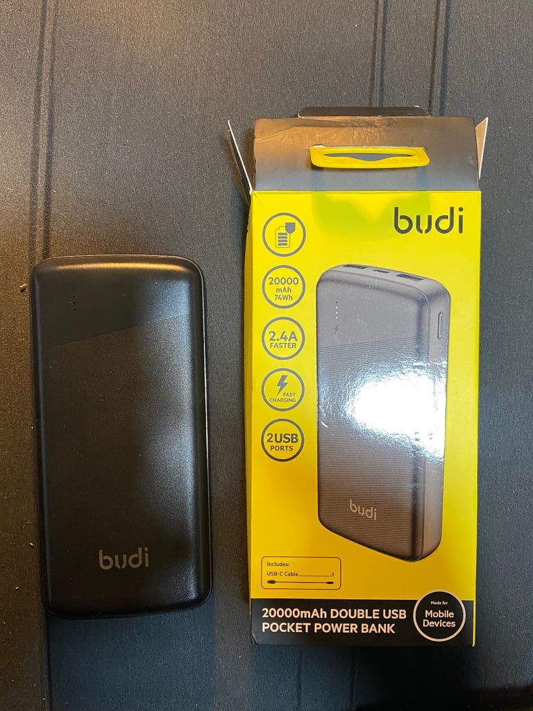 image for Budi 20,000Mah Brand New Powerbank 