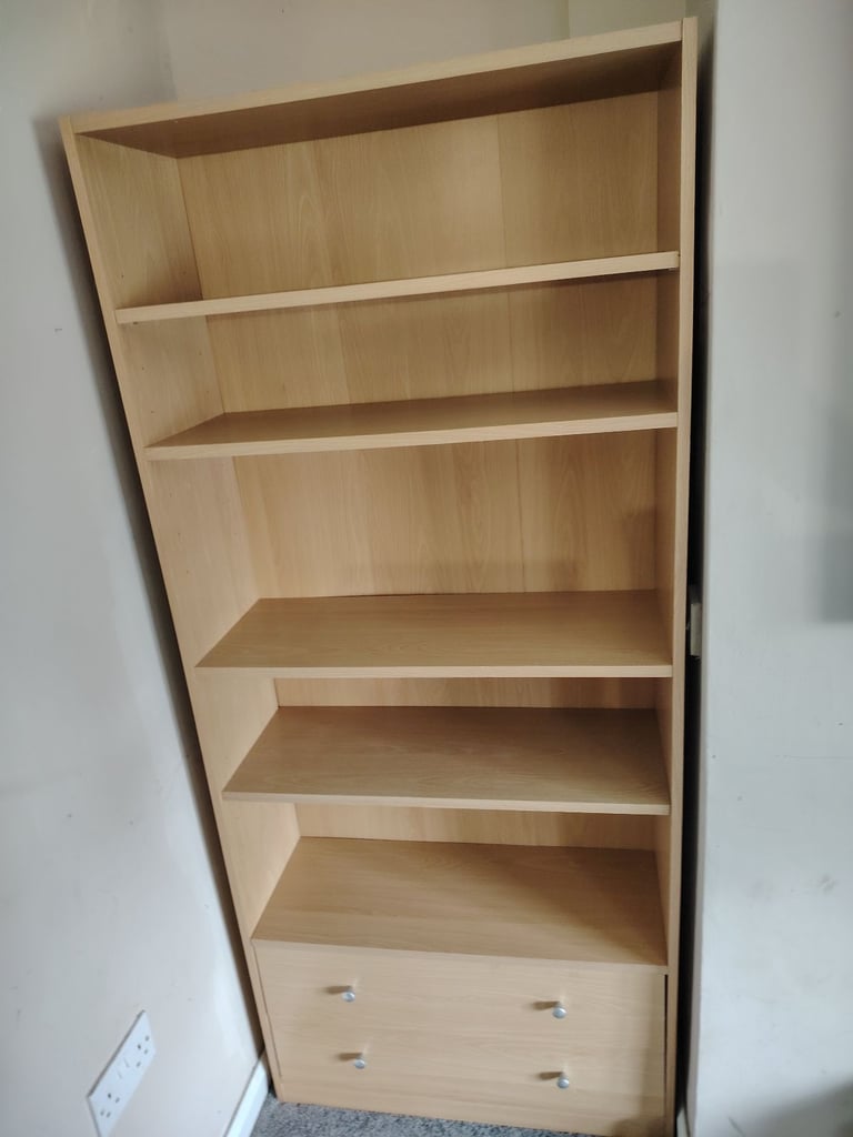 Bookshelf with drawers