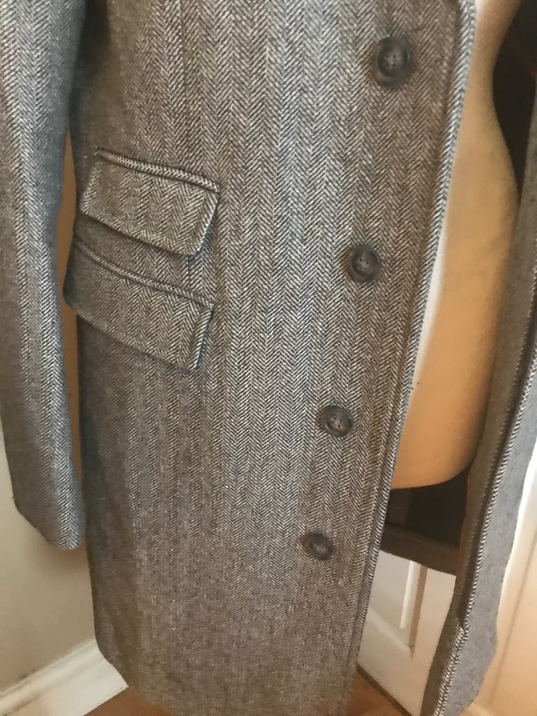 RRP £200 brand new no tags mens Superdry supremacy long trench coat winter jacket size large mens