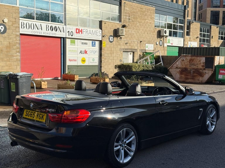 2015 BMW 4 Series 2.0 420i Sport Euro 6 (s/s) 2dr CONVERTIBLE Petrol Manual