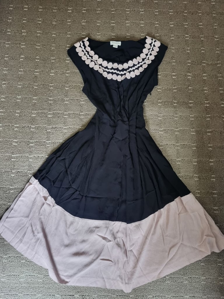 Monsoon black dress size 12