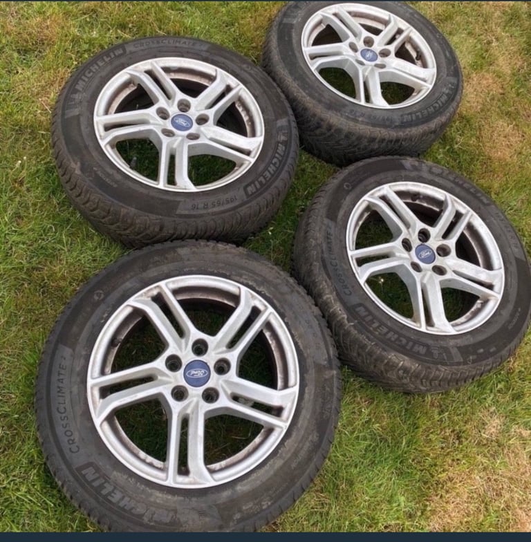 image for 16” FORD MONDEO ALLOY WHEELS & TYRES 5x108 Galaxy S Max Winter Tyres Snow