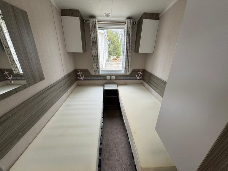 Double Glazed and Central Heated 2 Bed 10ft Wide Static Caravan For Private Land