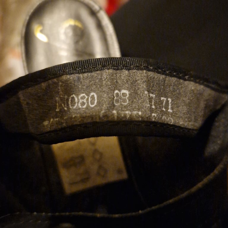 Vintage Salamander Slingback Heels – Black Suede Double Strap – UK 5 – Made in Lithuania