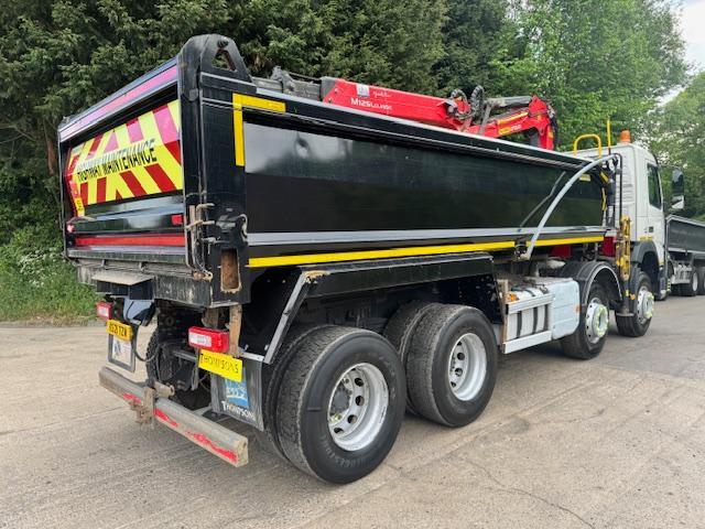 2021 21 Volvo FMX 420 E6 8x4 steel tipper Epsilon M125L crane & grab weigher 