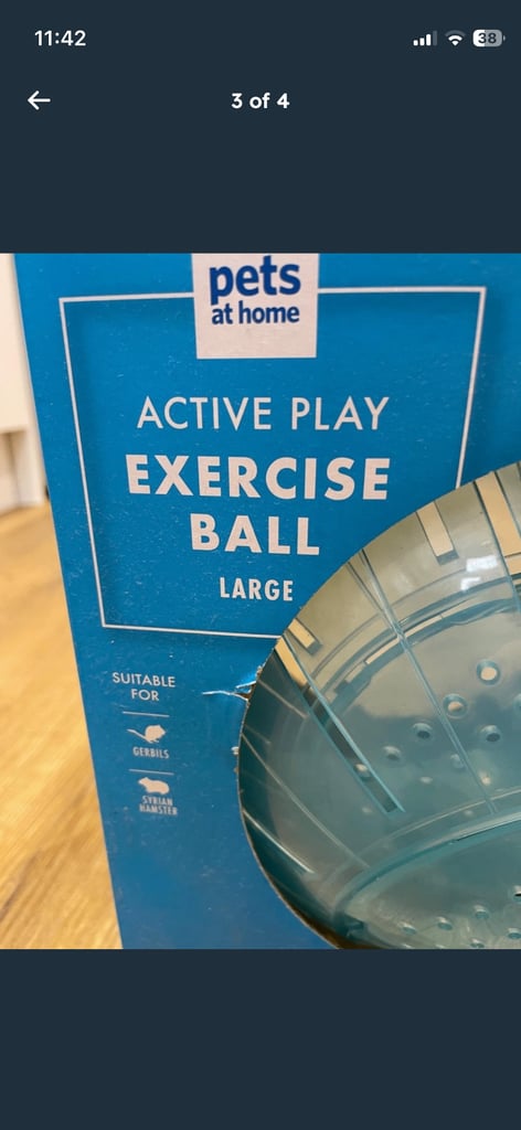 Pets at home large hamster exercise ball