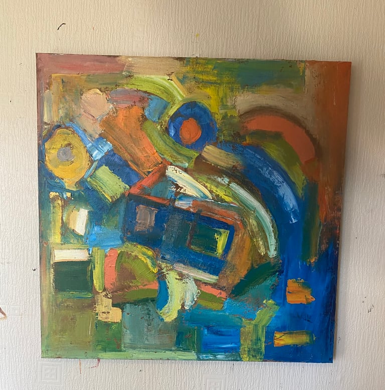 Oil painting by Independent Scottish artist Kirk Sinclair 