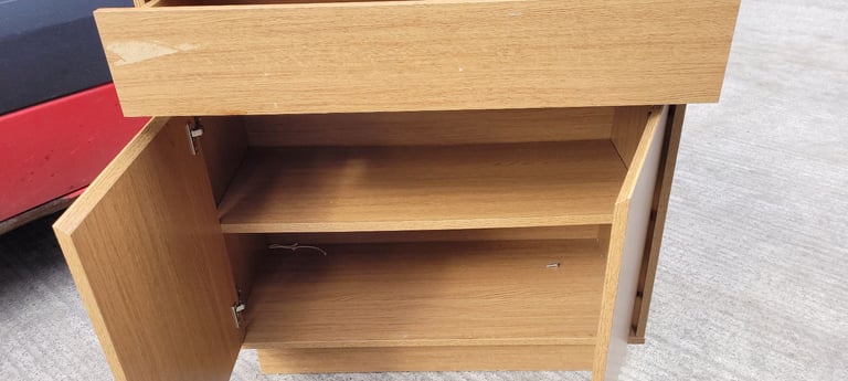Used small chest of drawers with some marks as seen in the pictures 