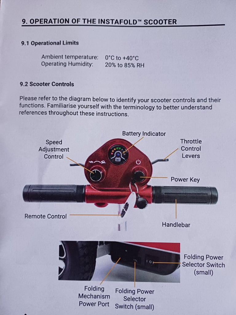 Instafold tm Scooter 