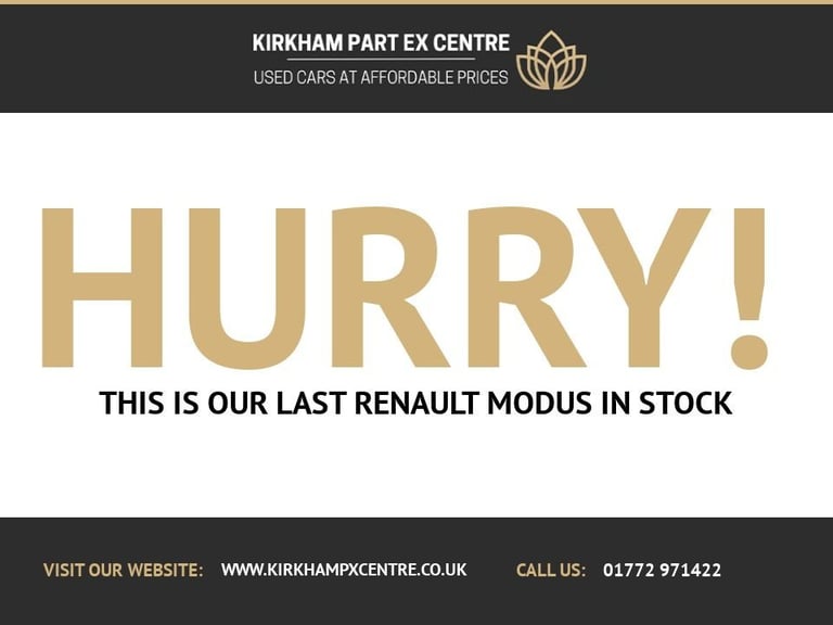 2011 Renault Modus 1.2 Expression 5dr [AC] [Euro 5] HATCHBACK PETROL Manual