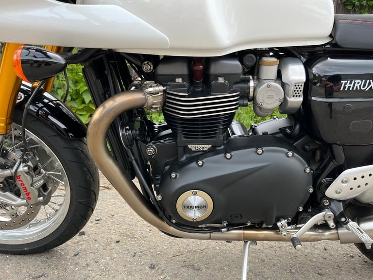 TRIUMPH THRUXTON 1200 R, 2019(69), 1 OWNER, 18,987 MILES, FSH, IMMACULATE, £8295
