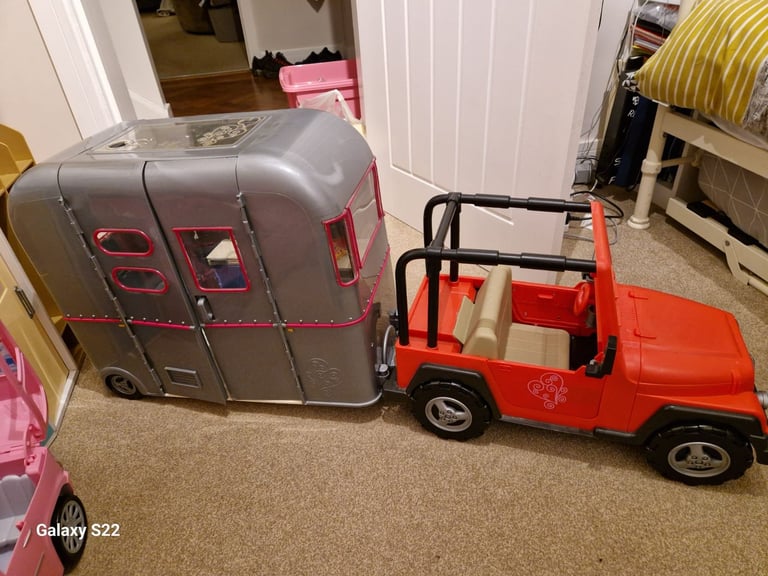 image for Our Generation jeep and caravan