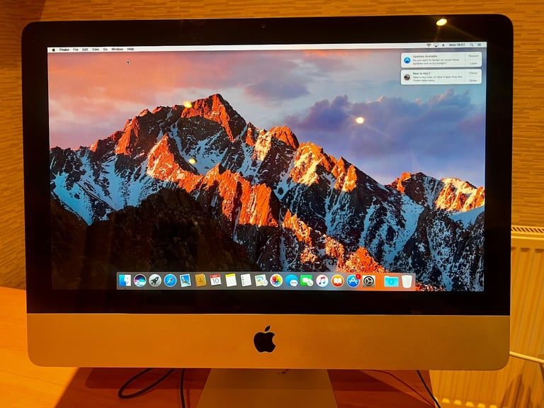image for Apple iMac 21.5" Screen, Intel Core i5, 12GB RAM, AMD Radeon, DVD, macOS Sierra