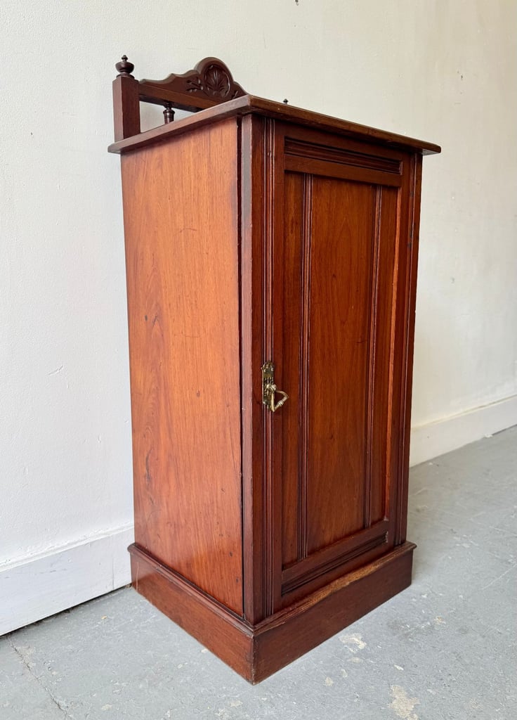 Victorian Mahogany Bedside Table