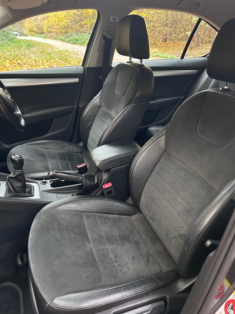 SKODA OCTAVIA ELEGANCE TDI CR 2014 FOR SPARES AND REPAIRS, COOLANT ISSUE