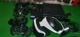 Playstation 4 Slim Complete PSVR Full Set with Camera and Move control