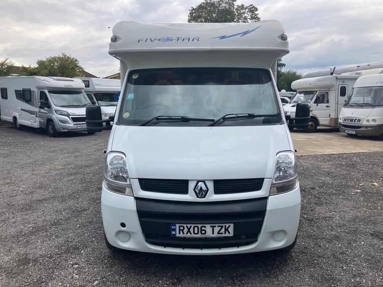 Lunar Fivestar Motorhome Fixed Bed 4 Berth 06’ Renault DCI 120 LWB