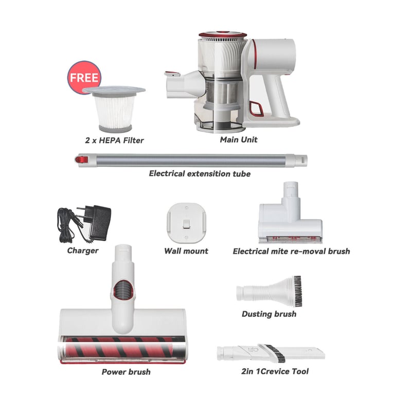 New Handheld Cordless Stick 250W Rechargeable Vaccum Cleaner RRP £200 Our Price £75