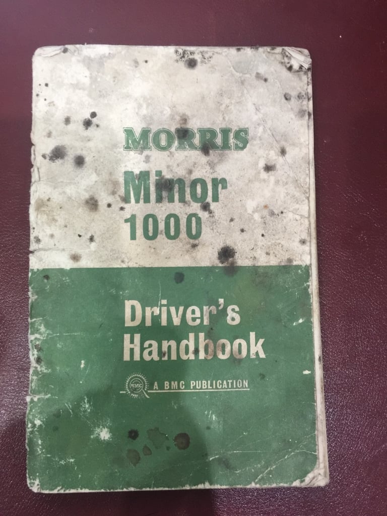 Morris Minor original drivers handbook from 1968