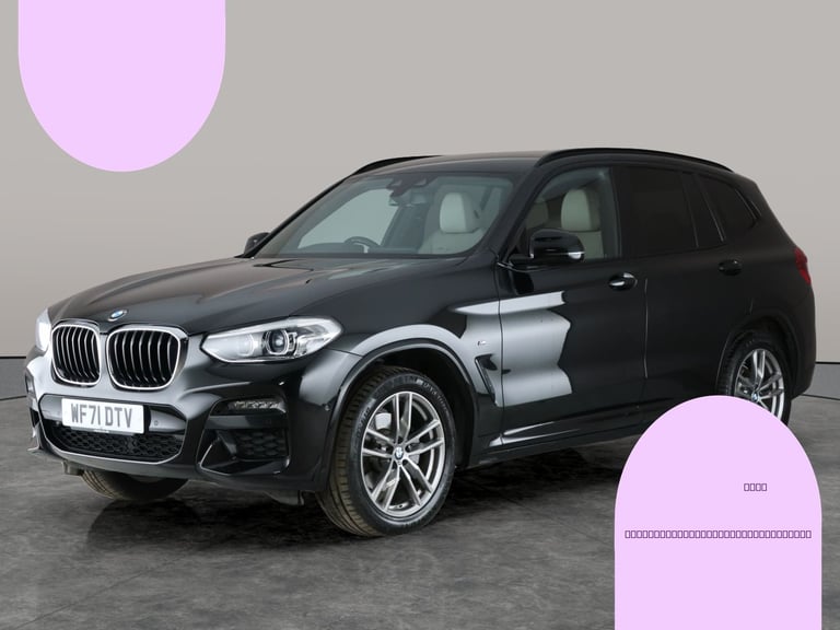 2021 BMW X3 xDrive20d MHT M Sport 5dr Step Auto ESTATE DIESEL Automatic