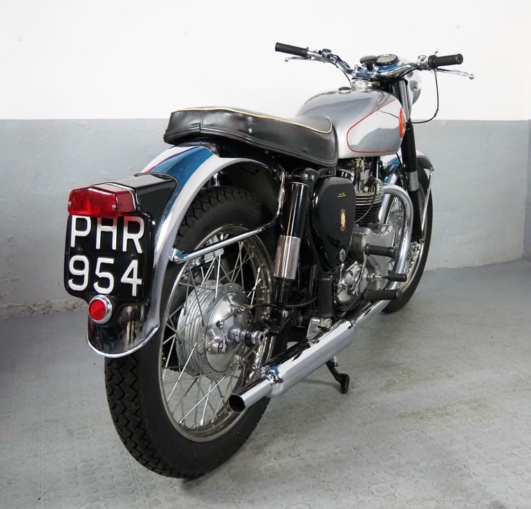 1957 BSA A7 total rebuild stunning ,stainless rims touring Rocket gold star look