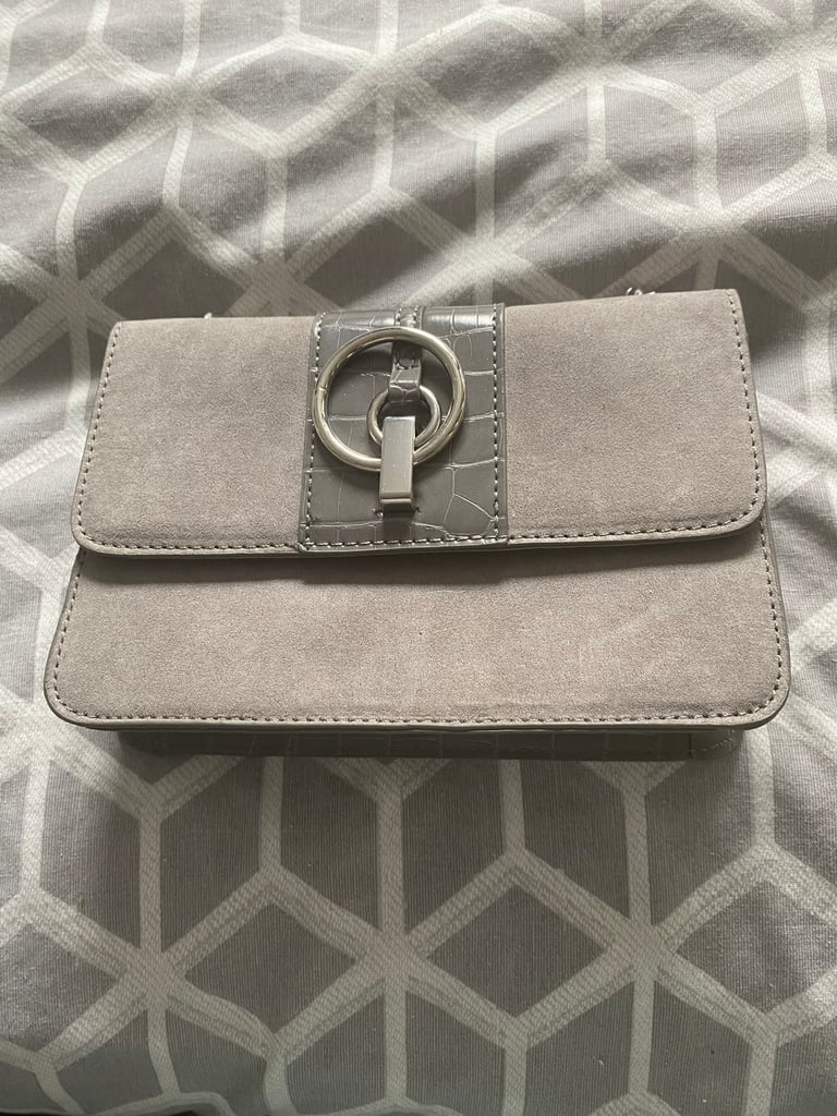 Grey Suede Handbag NEW. SOLD | in Clermiston, Edinburgh | Gumtree