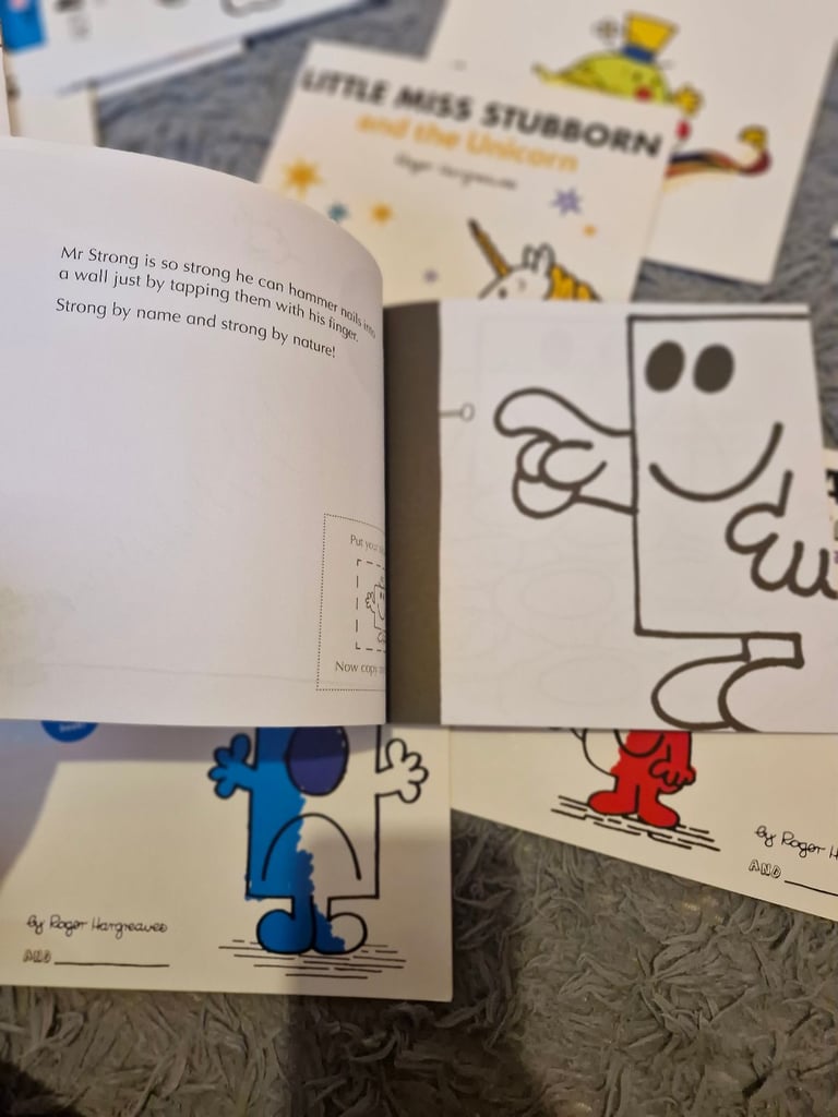 24 little miss and mr books 