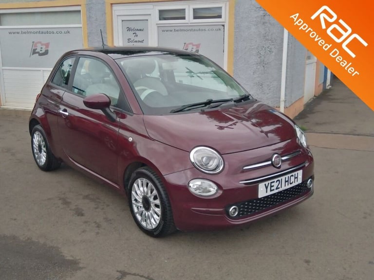 image for 2021 Fiat 500 1.0 MHEV Lounge Hatchback 3dr Petrol Manual Euro 6 (s/s) (70 bhp) Hatchback Petrol ...