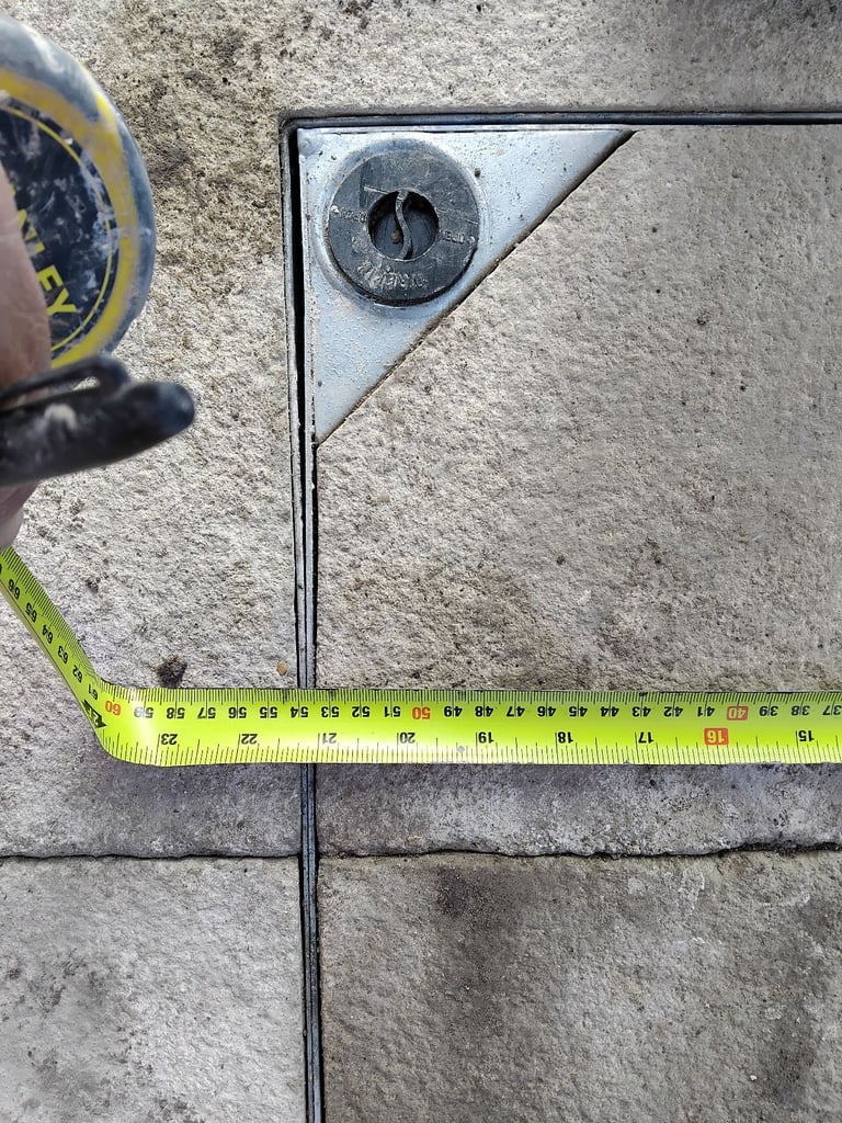 3 brand new inset lids 540×540 80mm deep 