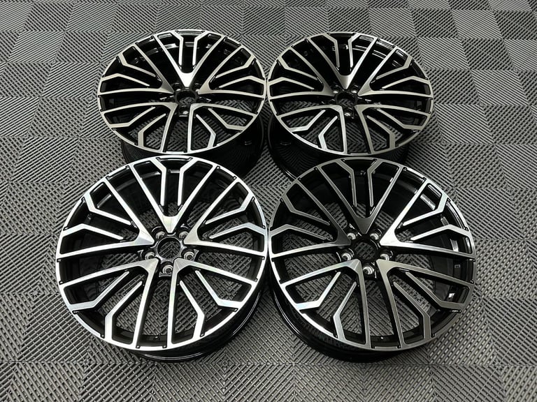 20 22" Inch Audi SQ8 2024 style wheels A4 A5 A6 A7 A8 Q3 Q5 Q7 Q8 RS / S Models 5X112 66.6