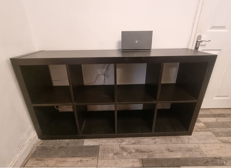 image for KALLAX Black 8 Cube Shelving Unit