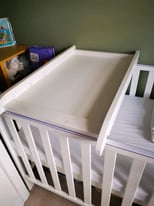 Cot top changing table 
